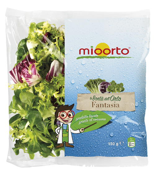 Salāti Fantasia Dell Orto 150g  1.šķira (mazgāti) Mioorto (mērvienība: gb)