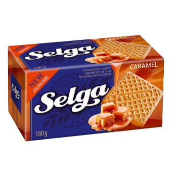 Cepumi ar karameļu garšu Selga 180g, Laima (mērvienība: gb)