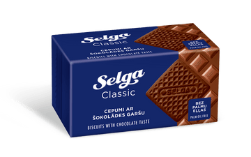 Cepumi ar šokolādes garšu Selga 180g, Laima (mērvienība: gb)