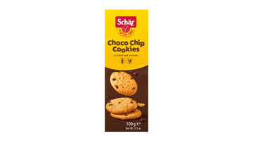 Cepumi bez glutēna ar šokolādes gabaliņiem Choco Chip Cookie 100g, Schar (mērvienība: gb)