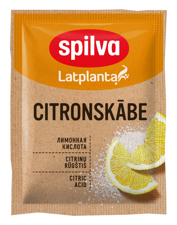 Garšvielas citronskābe 30g, Spilva (mērvienība: gb)