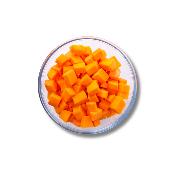 Ķirbji muskata griezti kubiņos, roku darbs, 1x1 cm, sverami vakuumā 1kg , Latvija  (mērvienība: kg)