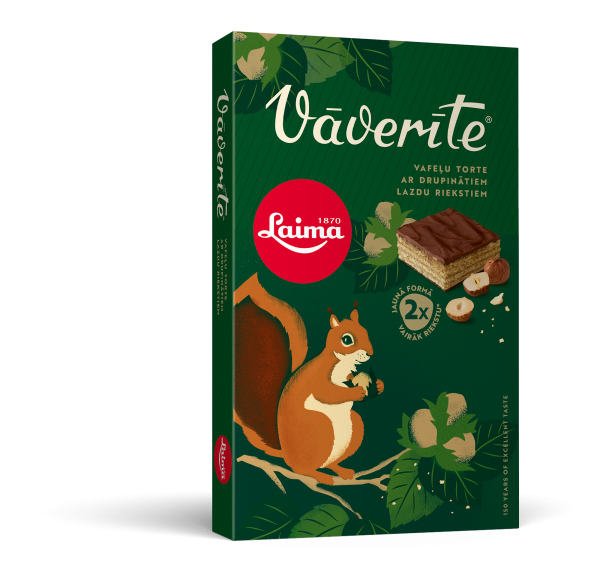 Vafeļu torte Vāverīte 350g, Laima (mērvienība: gb)