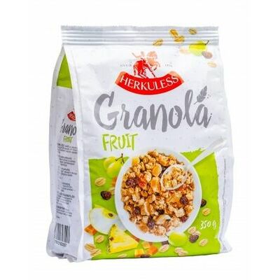 Musli grauzdēts ar augļiem Granola 350g, Herkuless, Latvija  (mērvienība: gb)
