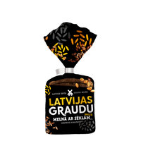 Maize Latvijas graudu melnā ar sēklām 340g Latvijas Maiznieks (mērvienība: gb)