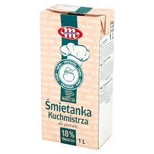 Krējums saldais 18% UHT 1L, Polija  (mērvienība: gb)
