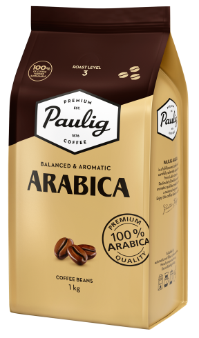 Kafijas pupiņas Arabica 1 kg "Paulig" (mērvienība: gb)