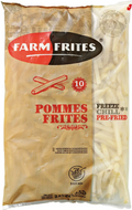 Saldēti kartupeļi frī taisni 10mm FAST FRY 2.5kg FARM FRITES (mērvienība: gb)