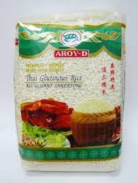 Rīsi lipīgie (Sticky) Aroy-D 1kg, Taizeme (mērvienība: gb)